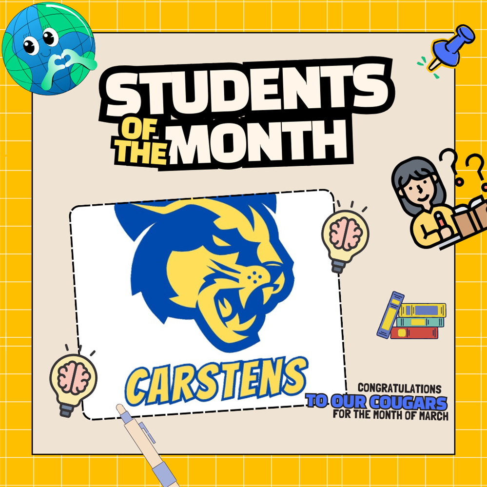  Students of the Month. 